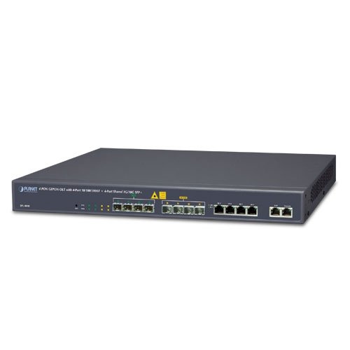 Терминал GEPON (4 PON, 4 порта 10/100/1000T, 4 порта 1G/10G SFP+)